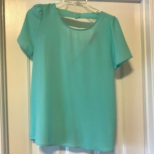 Almost Pink short sleeve top